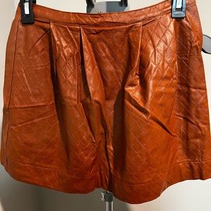 US Size Small, Brown Faux Leather